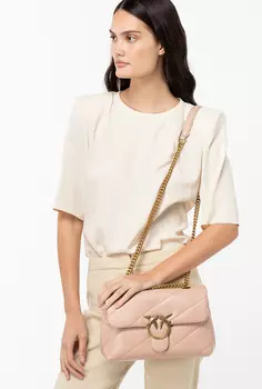 Сумка PINKO Love Classic Puff, светло-розовый