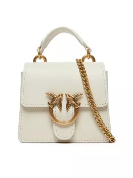 Сумка PINKO Love One Top Handle Micro Light AI 24-25 PCPL 102740 A0F1, белый