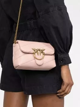 Сумка PINKO Love Puff, розовый