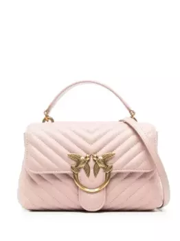 Сумка Pinko MINI LADY LOVE BAG PUFF CHEVRON для женщин, розовый