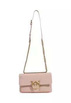 Сумка Pinko на цепочке, розовый