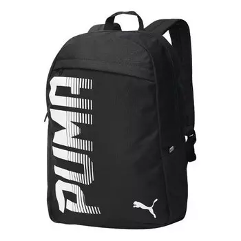 Сумка pioneer backpack i 'black white' Puma, черный