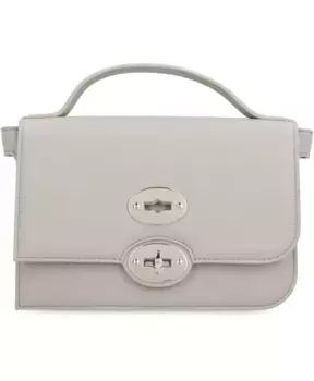 Сумка Piumaknoit из зернистой кожи Zanellato, серый