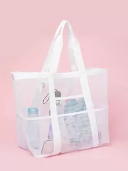 Сумка пляжная, белый