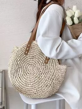 Сумка пляжная, бежевый