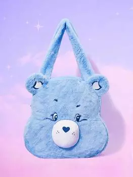 Сумка плюшевая Romwe X Care Bears Collaboration на одно плечо, синий