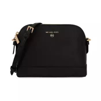 Сумка почтальон из сафьяновой кожи Michael Kors, черный