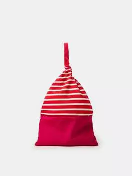 Сумка-Подушка из полосатой парусины Ovs, цвет white/red