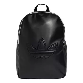 Сумка polyurethane trefoil outline backpack 'black' Adidas, черный