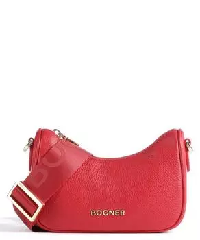 Сумка Pontresina Lora из зерненой кожи Bogner, красный