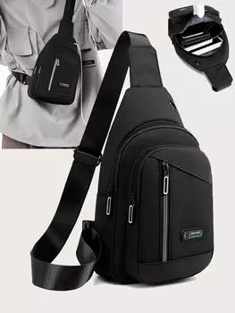 Сумка поясная для мужчин, черный