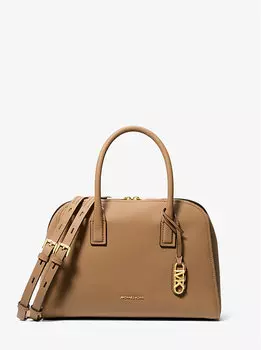 Сумка-Портфель Ashton из шагреневой кожи среднего размера Michael Kors, коричневый