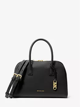 Сумка-Портфель Ashton из шагреневой кожи среднего размера Michael Kors, черный
