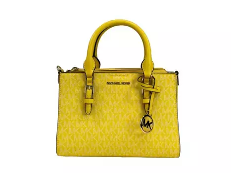 Сумка-портфель Charlotte 3 в 1 Crossbody золотисто-желтого цвета Michael Kors