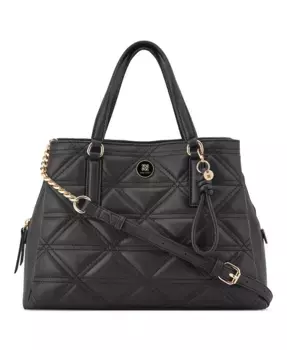 Сумка-портфель Harland среднего размера Nine West, черный