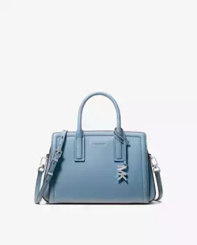 Сумка-портфель Laila, трансформируемая в сумку на плечо Michael Michael Kors, голубой