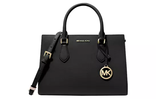 Сумка-портфель Michael Kors MK Sheila Medium из искусственной сафьяновой кожи