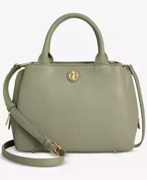 Сумка-портфель Pebble Small Giani Bernini, зеленый