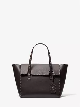 Сумка-Портфель Sophia из шагреневой кожи, сшитая вручную Michael Kors, коричневый