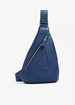 Сумка Prada Cross Leather, синий