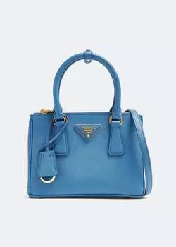 Сумка Prada Galleria Leather Mini, синий