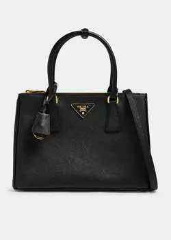 Сумка Prada Galleria Medium Leather, черный