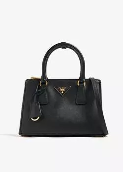 Сумка Prada Galleria Small Leather, черный