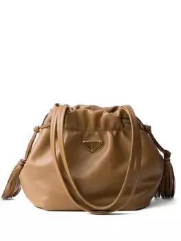 Сумка Prada из кожи наппа, коричневый