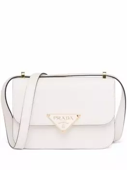 Сумка Prada с логотипом, белый