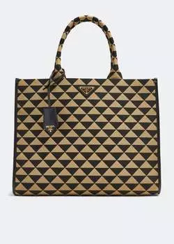Сумка Prada Symbole Large Handbag, коричневый