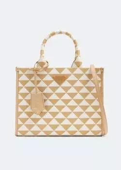 Сумка Prada Symbole Small Handbag, бежевый