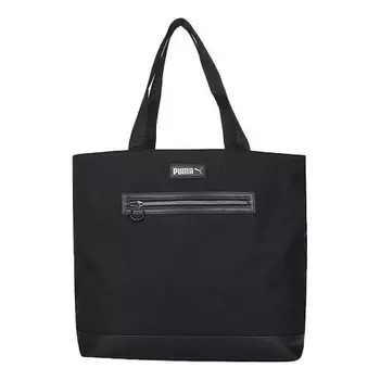 Сумка prime classic shopper handbag 'black white' Puma, черный