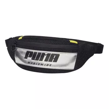 Сумка prime street waist bag 'black white' Puma, черный