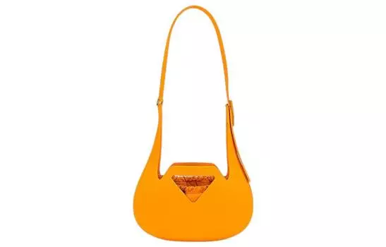 Сумка Punch Recyclable Rubber Tangerine Bottega Veneta