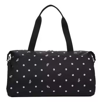 Сумка radiate club duffel bag 'black white' Nike, черный