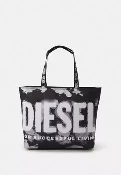Сумка RAVE TOTE UNISEX Diesel, цвет black/white/grey