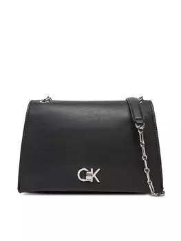 Сумка Re-Lock Medium Chain LV04F3104G Calvin Klein, черный