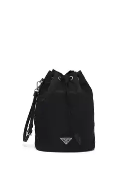 Сумка Re-Nylon с кулиской Prada, черный