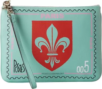 Сумка Rebecca Minkoff Paris Travel Pouch, цвет Minty