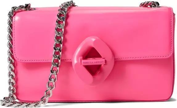 Сумка Rebecca Minkoff The "G" Small Chain Shoulder, цвет Neon Pink