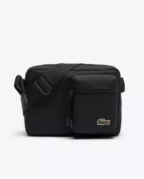 Сумка-репортер Neocroc Unisex с застежкой-молнией Lacoste, черный
