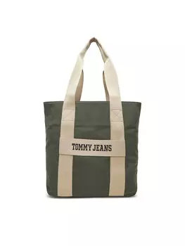 Сумка Retro Cool Tote AM0AM13278 Tommy Jeans, хаки