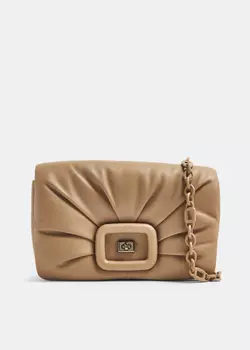 Сумка Roger Vivier Viv' Choc Mini, бежевый