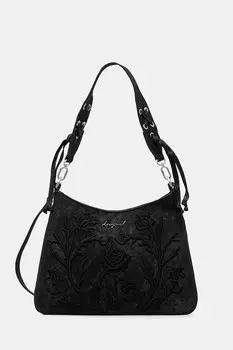 Сумка Romeo Floral Total Bl Desigual, черный