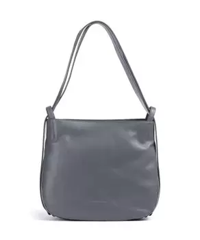 Сумка-Рюкзак «небесный шепот луга» из мелкозернистой яловой кожи Aunts & Uncles, серый