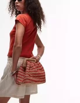 Сумка-рюкзак Topshop Galileo в оранжевую полоску