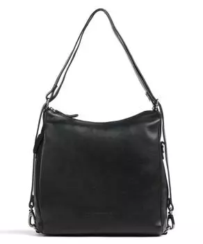 Сумка-рюкзак Toscano из шероховатой яловой кожи. The Chesterfield Brand, черный