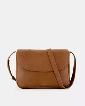 Сумка с эффектом кожи Tintoretto, коричневый