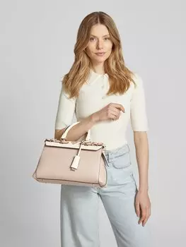 Сумка с аппликацией на этикетку модель 'ECO ALI LUXURY' Guess, серо-коричневый