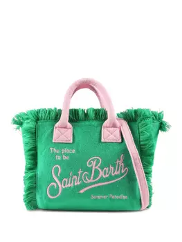 Сумка с бахромой MC2 Saint Barth Kids, зеленый